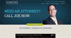 Desktop Screenshot of jbsimonslaw.com